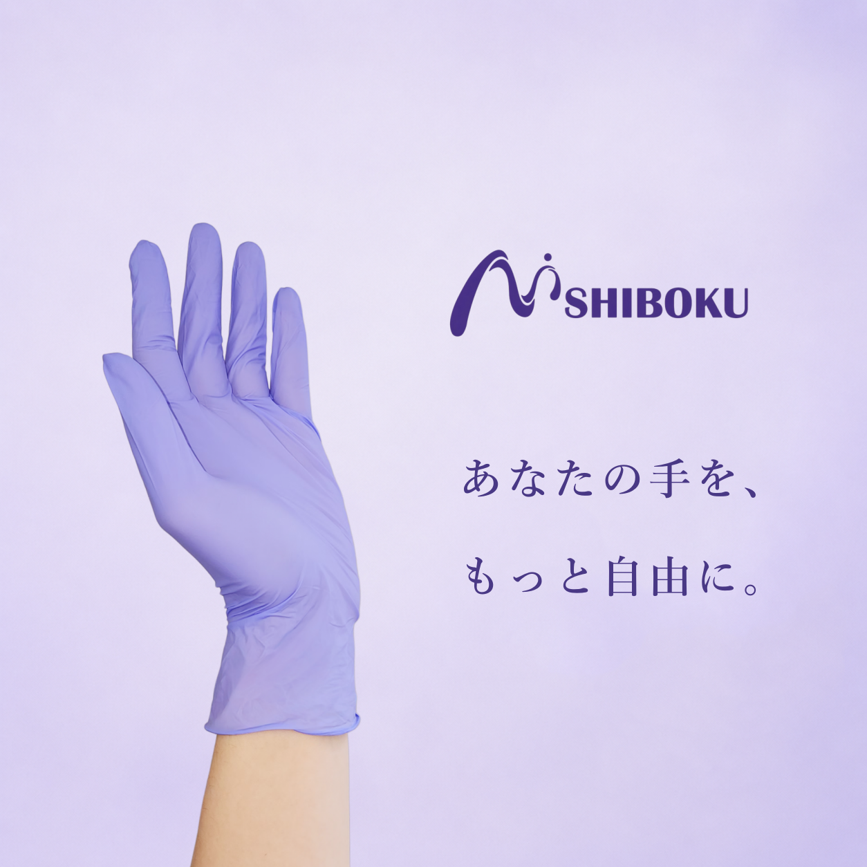 ニトリル手袋（パープル）